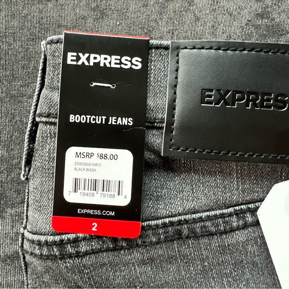 NWT Express Women's Bootcut Jeans Size 2 - Picture 9 of 11